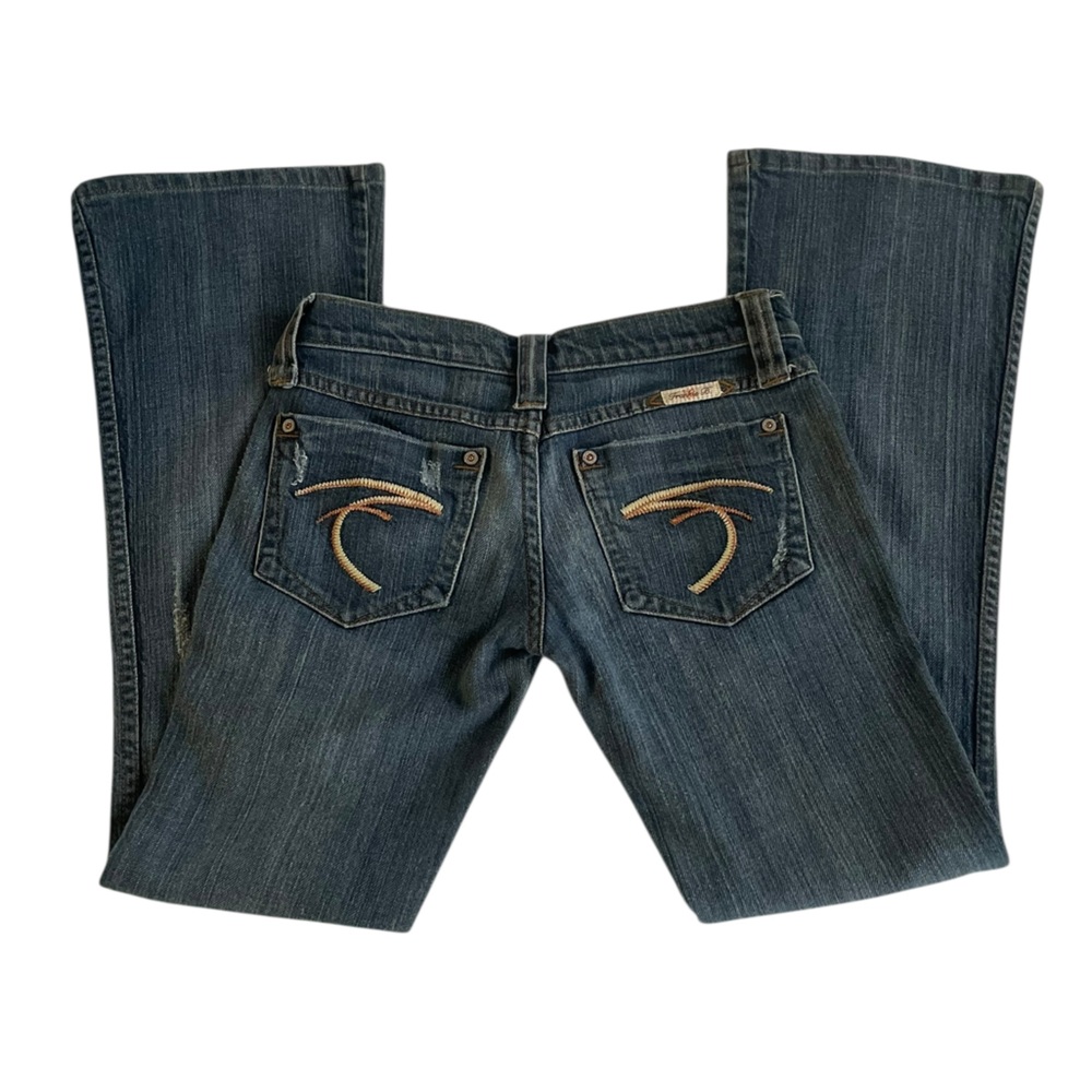 Frankie B. Low-Rise Bootcut Jeans – Size 2 Y2K